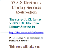 Tablet Screenshot of library.vccs.edu