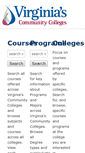 Mobile Screenshot of courses.vccs.edu